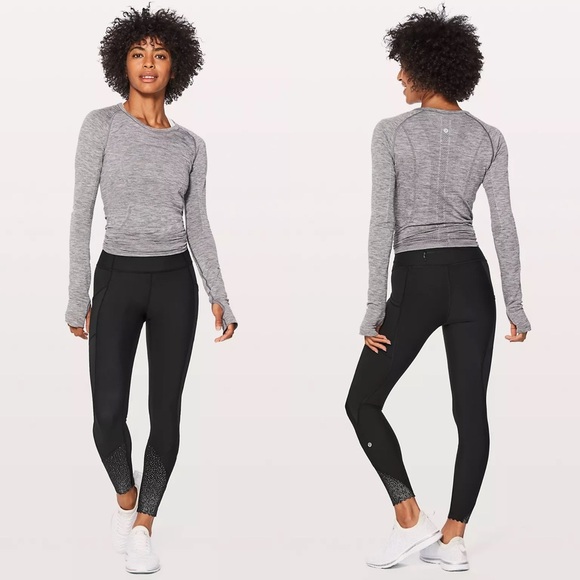 RARE Lululemon Black Tight Stuff Tight Leggings - Picture 2 of 13